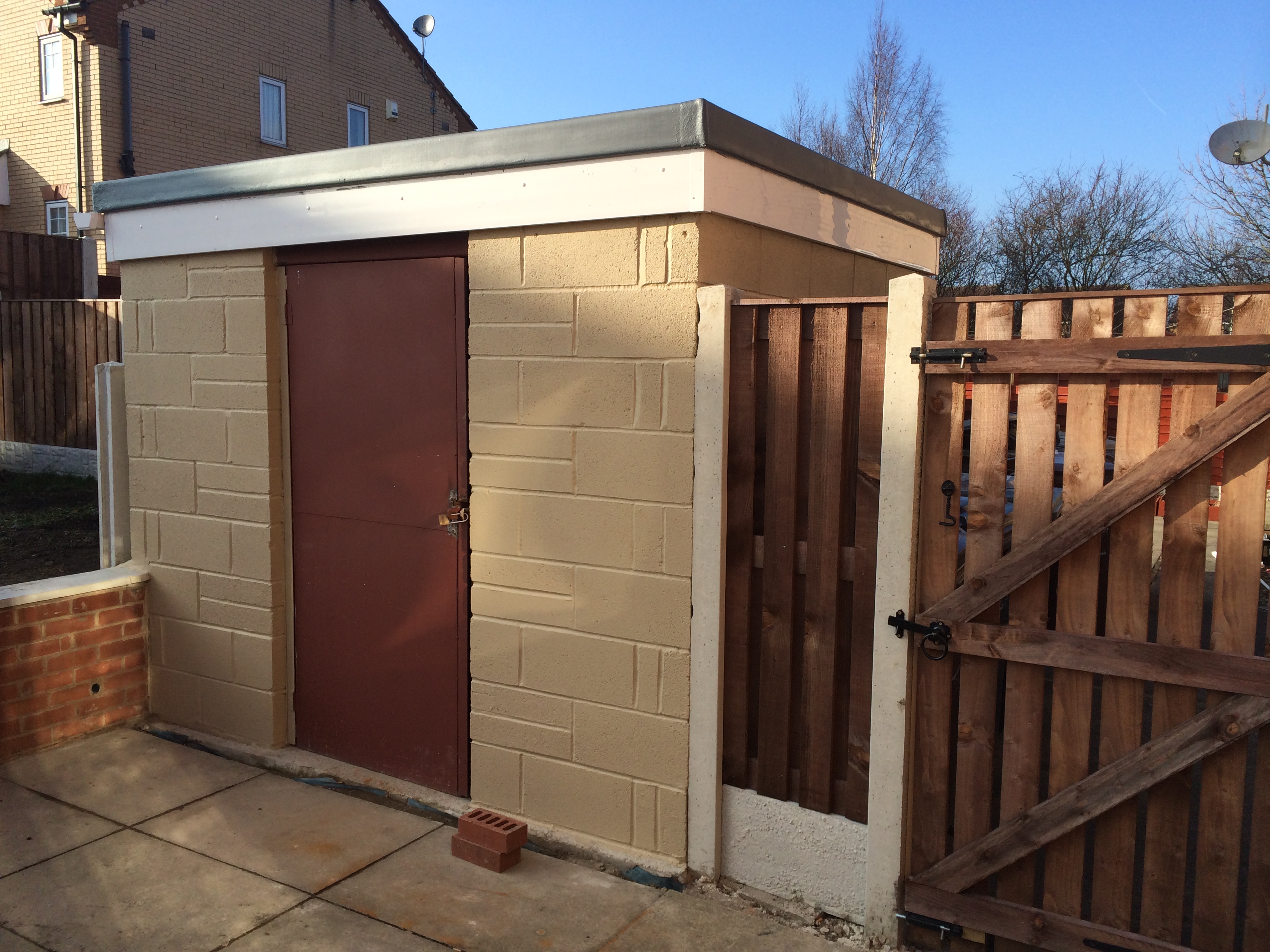 Storage Unit, New Fence and New Garden Area Morley Leeds